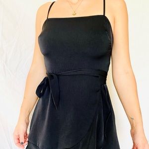 EXPRESS BLACK SATAN DRESS